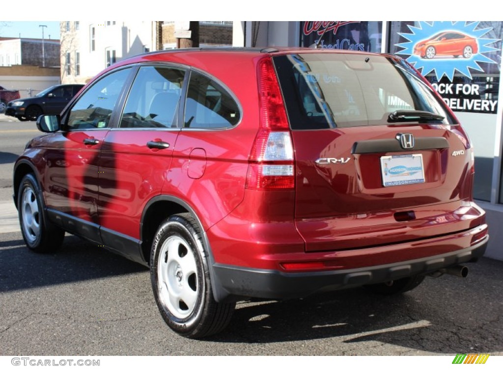 2011 CR-V LX 4WD - Tango Red Pearl / Gray photo #4