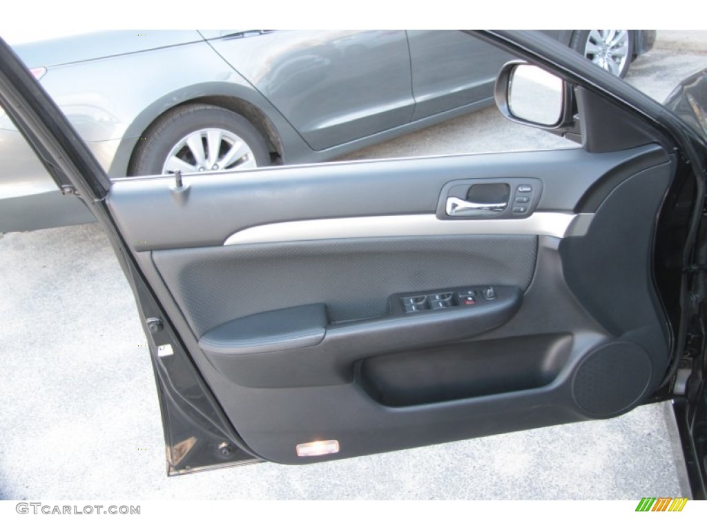 2008 Acura TSX Sedan Ebony Door Panel Photo #60816552
