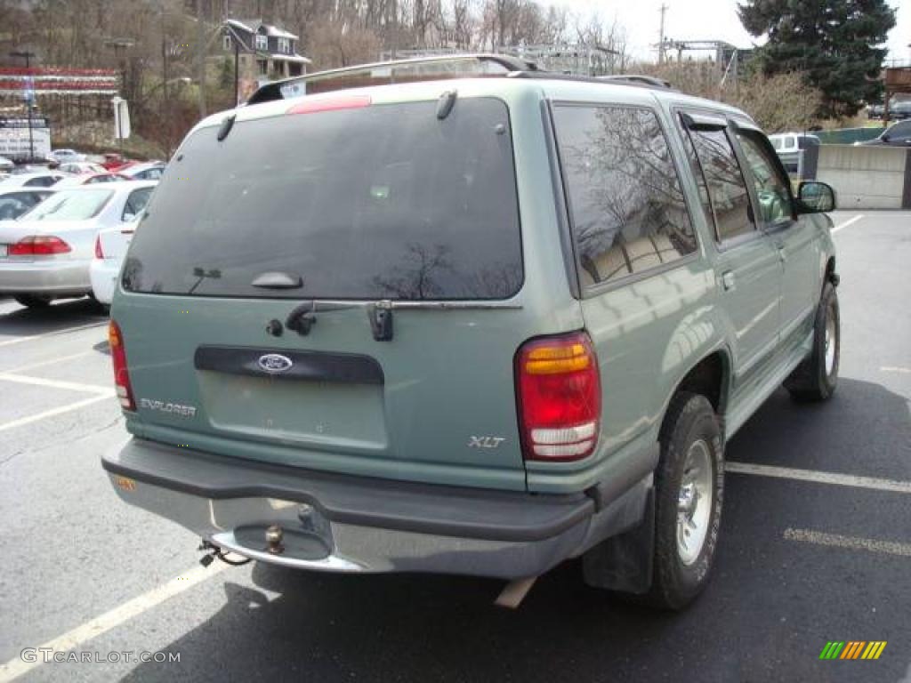 1998 Explorer XLT 4x4 - Evergreen Frost Metallic / Medium Prairie Tan photo #4