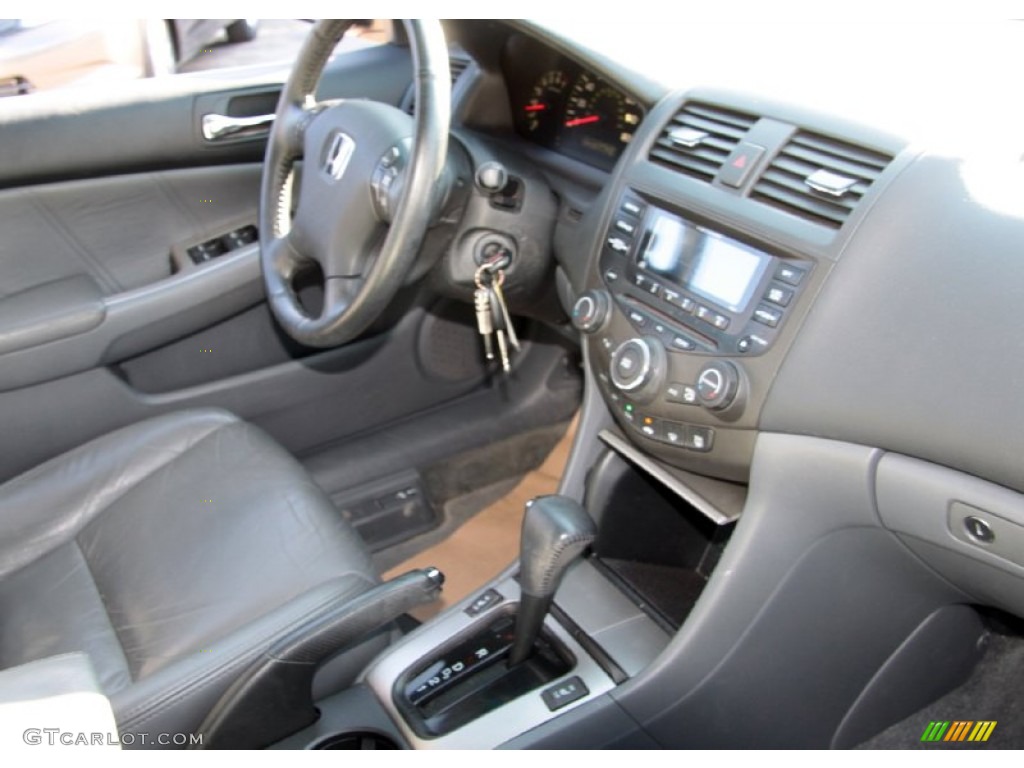 2003 Accord EX-L Sedan - Eternal Blue Pearl / Gray photo #5