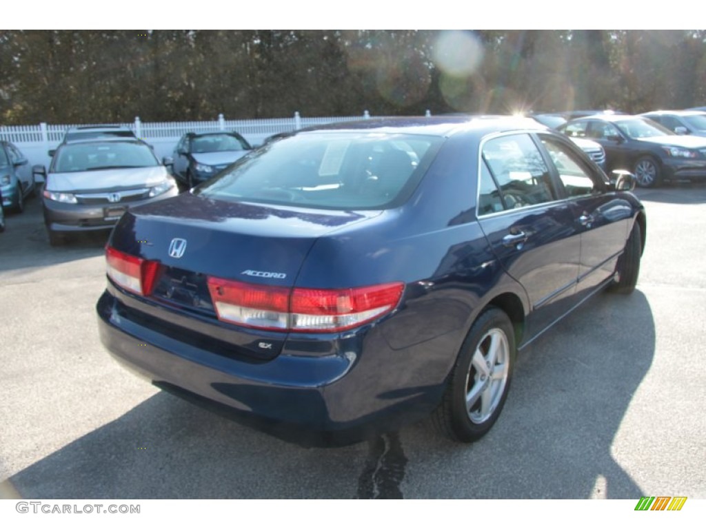 2003 Accord EX-L Sedan - Eternal Blue Pearl / Gray photo #6