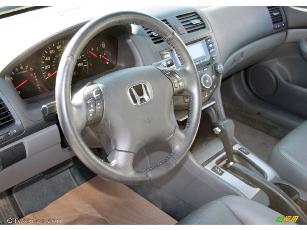 2003 Accord EX-L Sedan - Eternal Blue Pearl / Gray photo #8