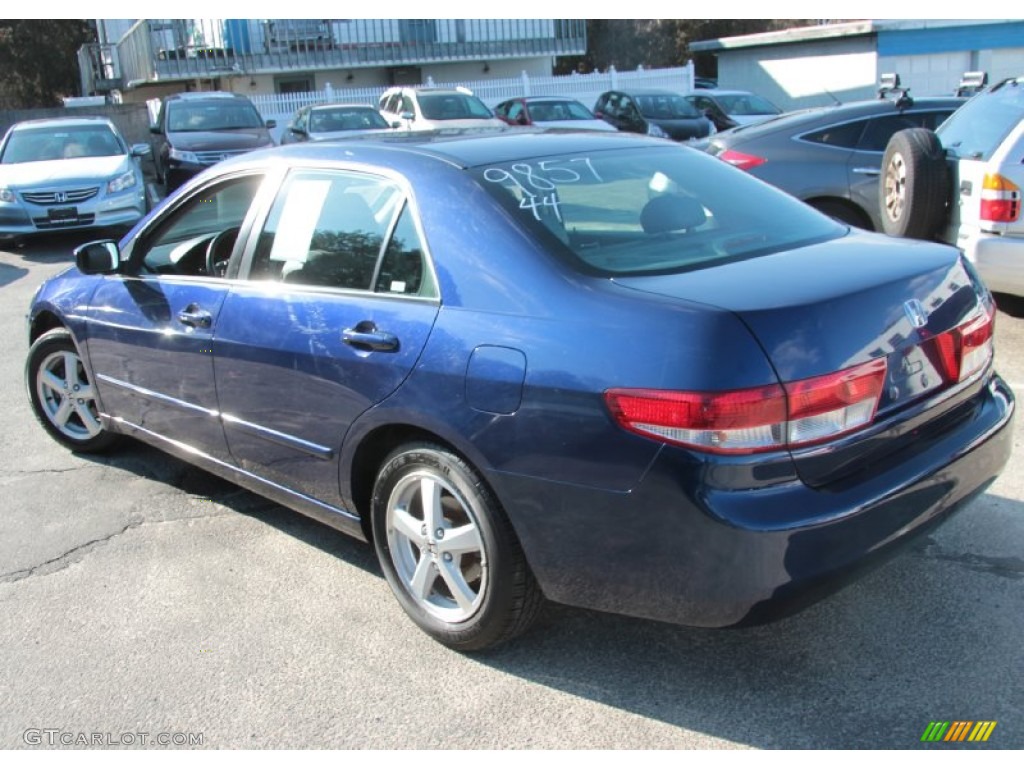 2003 Accord EX-L Sedan - Eternal Blue Pearl / Gray photo #9