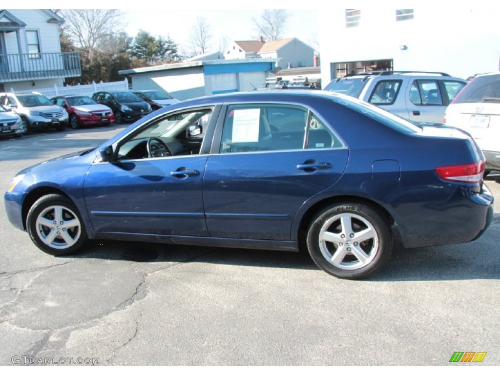 2003 Accord EX-L Sedan - Eternal Blue Pearl / Gray photo #11