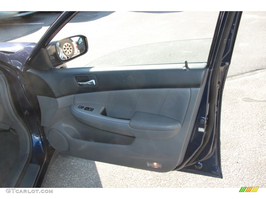 2003 Accord EX-L Sedan - Eternal Blue Pearl / Gray photo #15