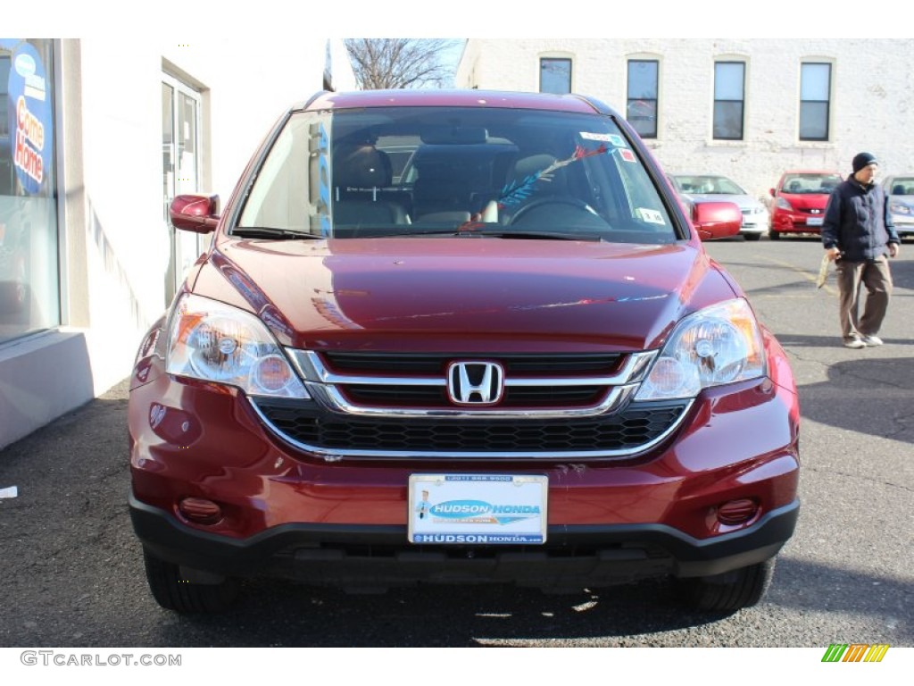 2011 CR-V EX-L 4WD - Tango Red Pearl / Gray photo #2