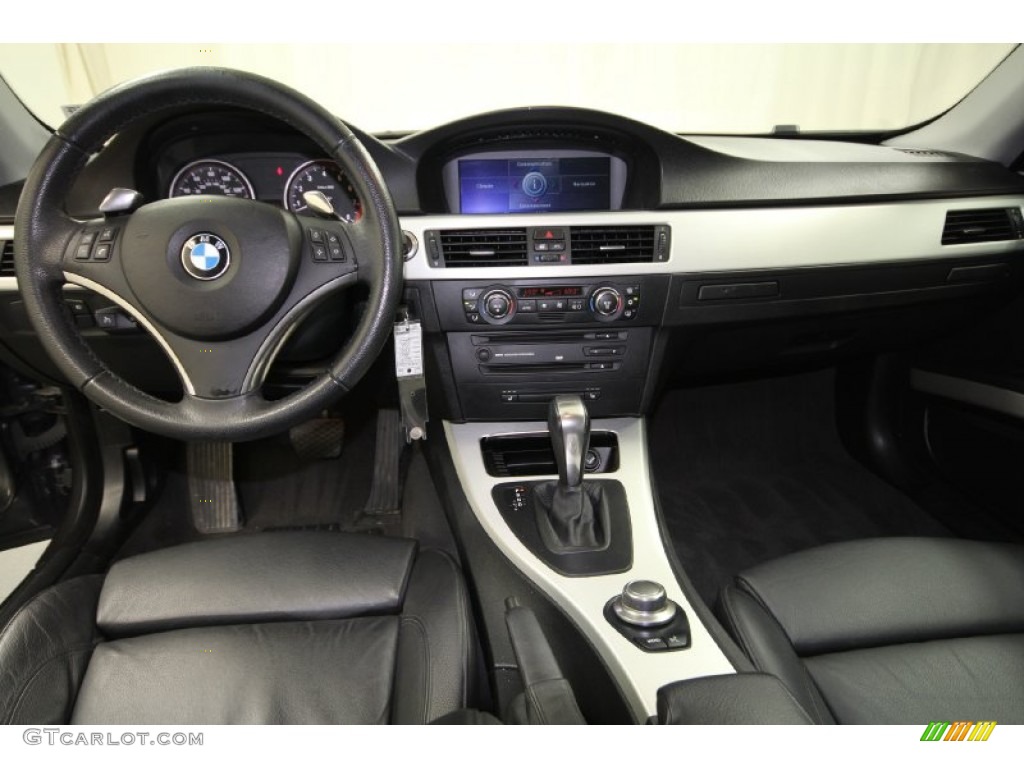 2007 3 Series 335i Coupe - Sparkling Graphite Metallic / Black photo #3