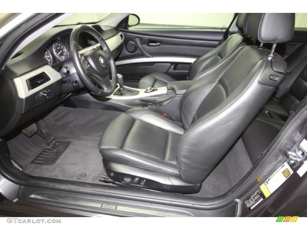 2007 3 Series 335i Coupe - Sparkling Graphite Metallic / Black photo #4