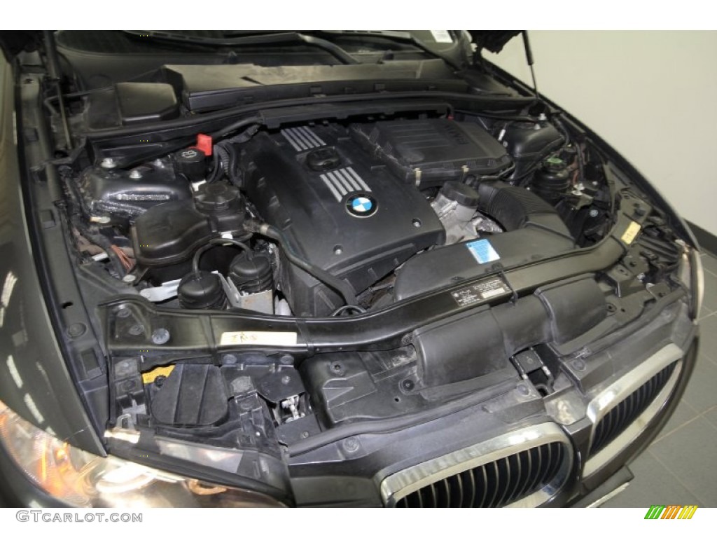 2007 3 Series 335i Coupe - Sparkling Graphite Metallic / Black photo #32