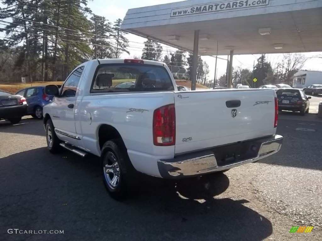 2005 Ram 1500 ST Regular Cab - Bright White / Taupe photo #5