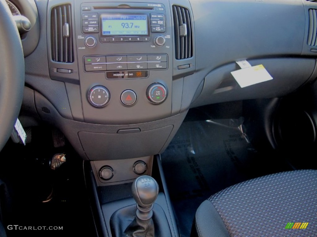 2012 Elantra GLS Touring - Shimmering Silver / Black photo #6