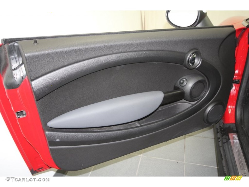 2009 Mini Cooper Hardtop Black/Grey Door Panel Photo #60818292