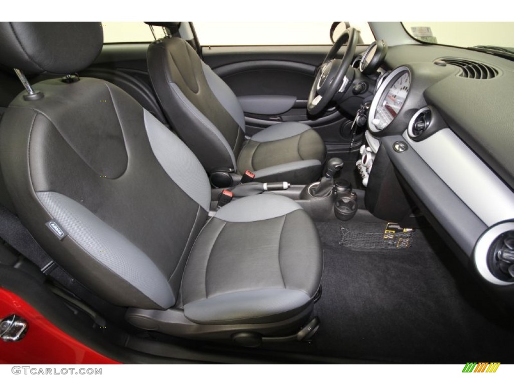 Black/Grey Interior 2009 Mini Cooper Hardtop Photo #60818433