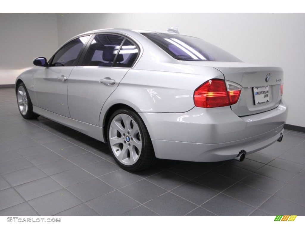 2008 3 Series 335i Sedan - Titanium Silver Metallic / Gray photo #5