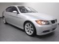 2008 Titanium Silver Metallic BMW 3 Series 335i Sedan  photo #10