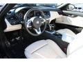 Ivory White Nappa Leather 2009 BMW Z4 sDrive35i Roadster Interior Color