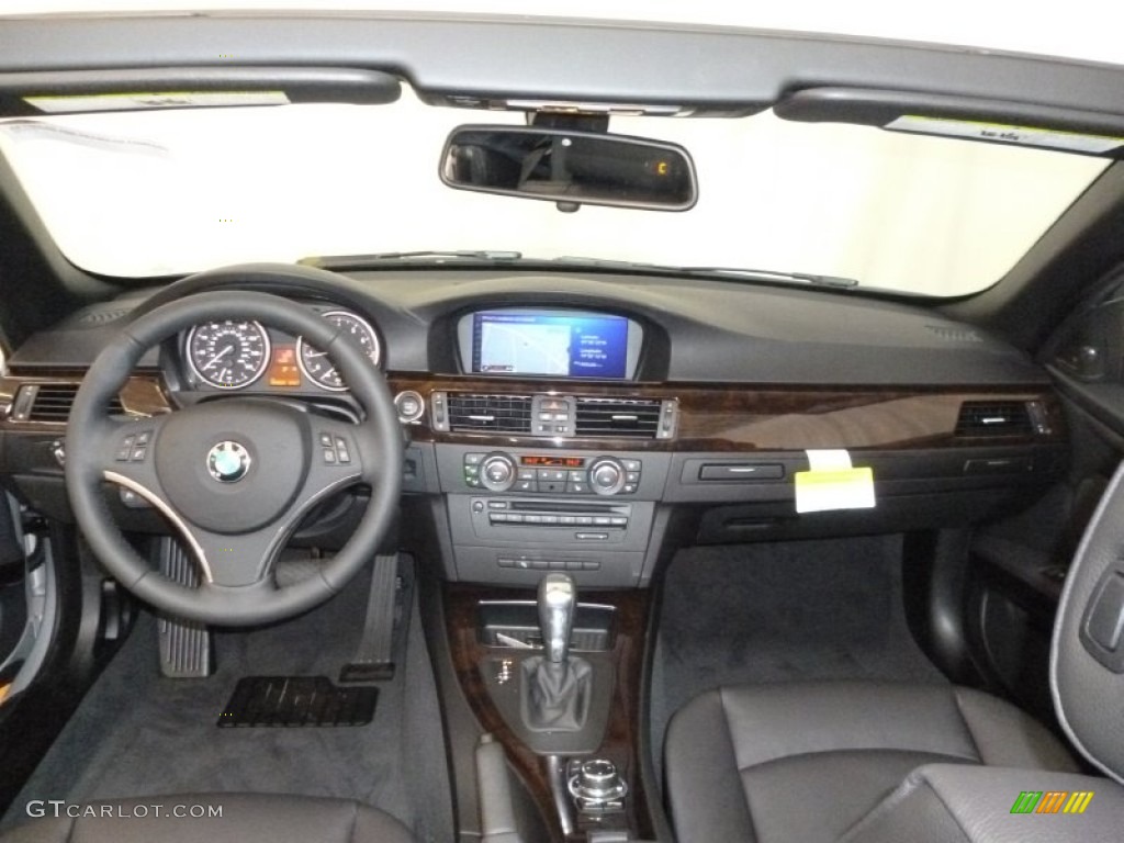 2012 3 Series 335i Convertible - Titanium Silver Metallic / Black photo #10