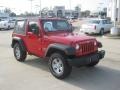 2011 Flame Red Jeep Wrangler Sport 4x4  photo #7