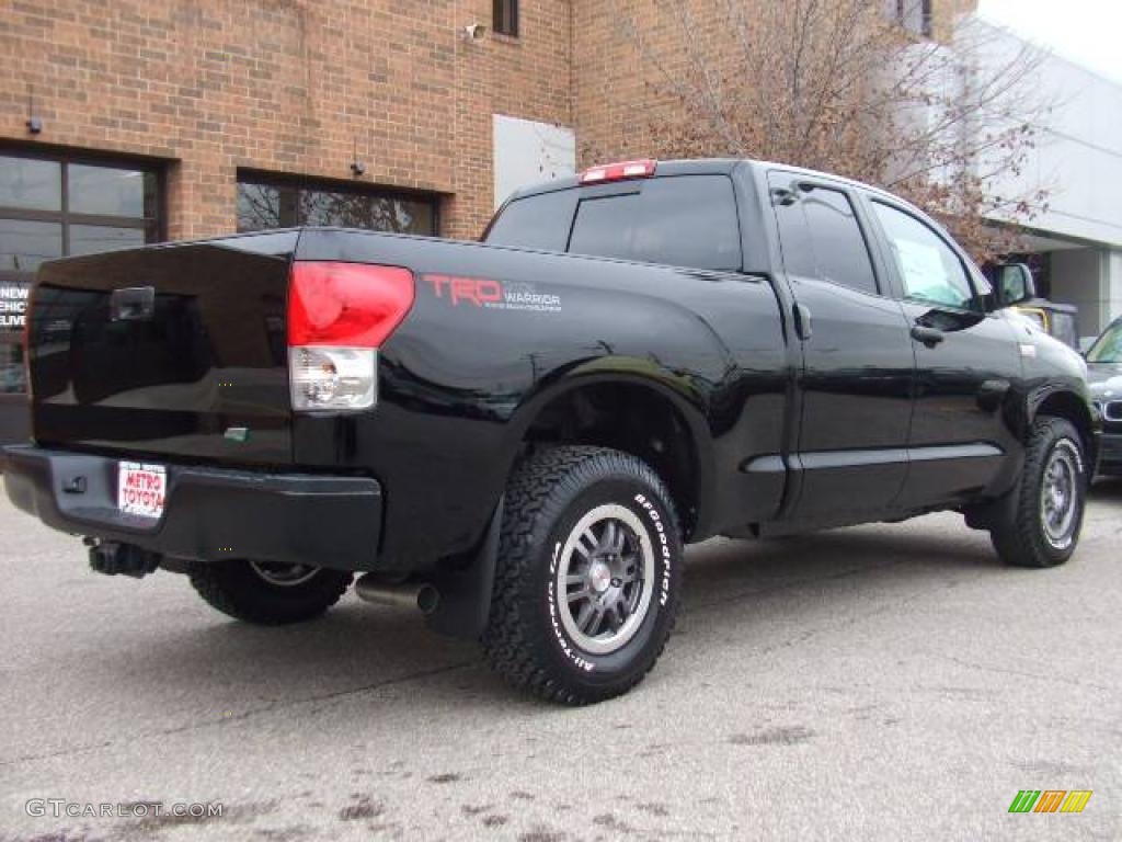 2009 Tundra TRD Rock Warrior Double Cab 4x4 - Black / Black photo #3