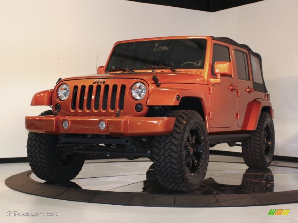 2010 Jeep Wrangler Unlimited Mountain Edition 4x4 Custom Wheels Photo #60821697