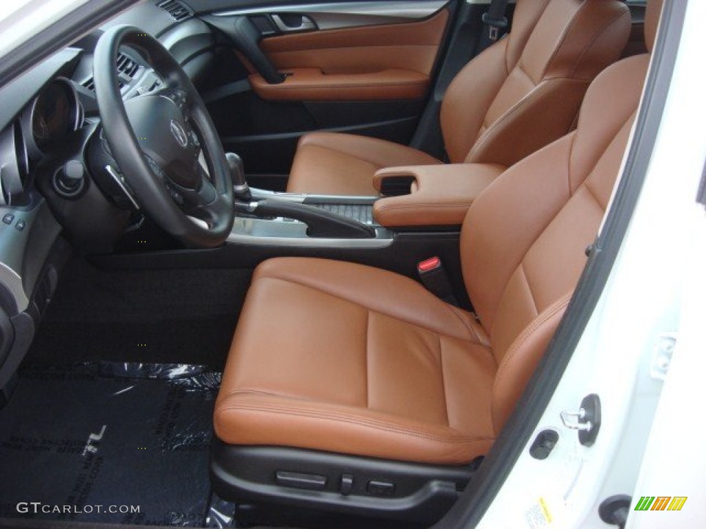 Umber/Ebony Interior 2009 Acura TL 3.7 SH-AWD Photo #60822562