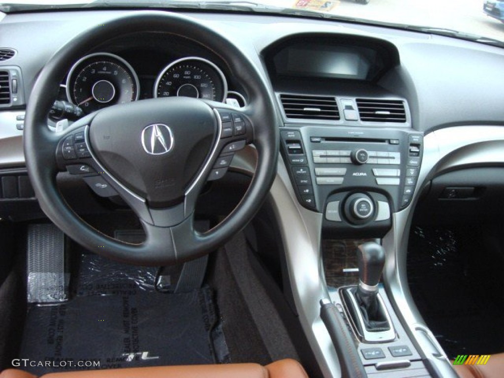 2009 Acura TL 3.7 SH-AWD Umber/Ebony Dashboard Photo #60822568