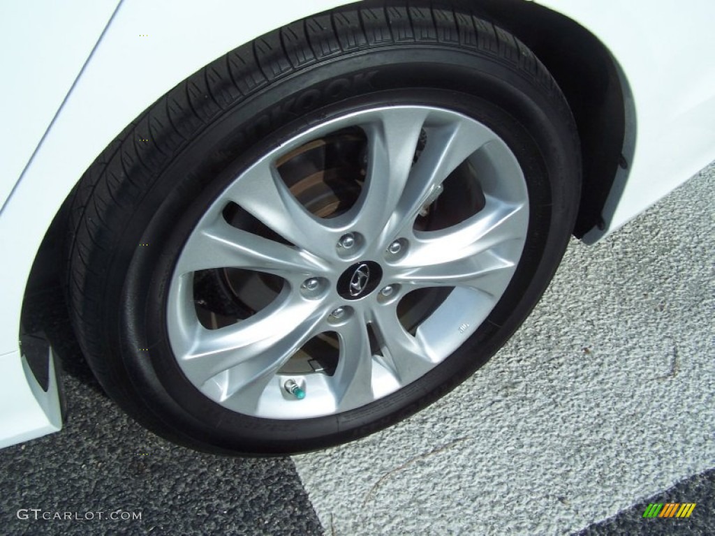 2011 Sonata Limited - Pearl White / Camel photo #4
