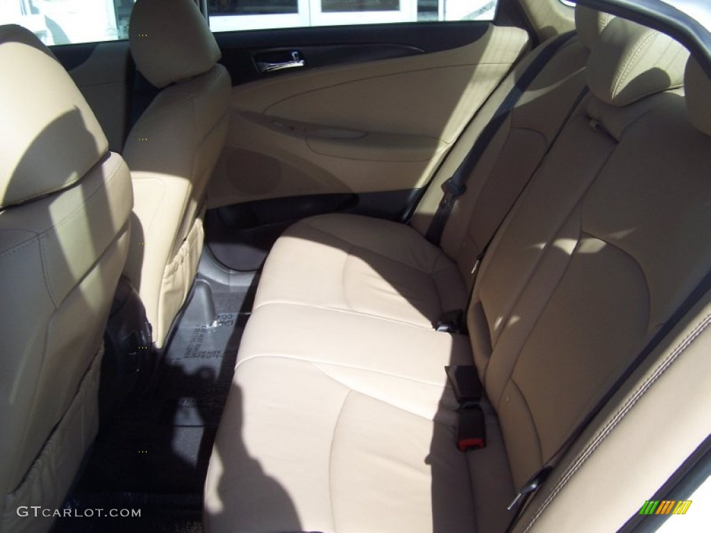 2011 Sonata Limited - Pearl White / Camel photo #7