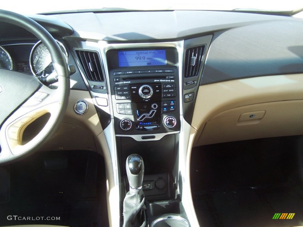 2011 Sonata Limited - Pearl White / Camel photo #8