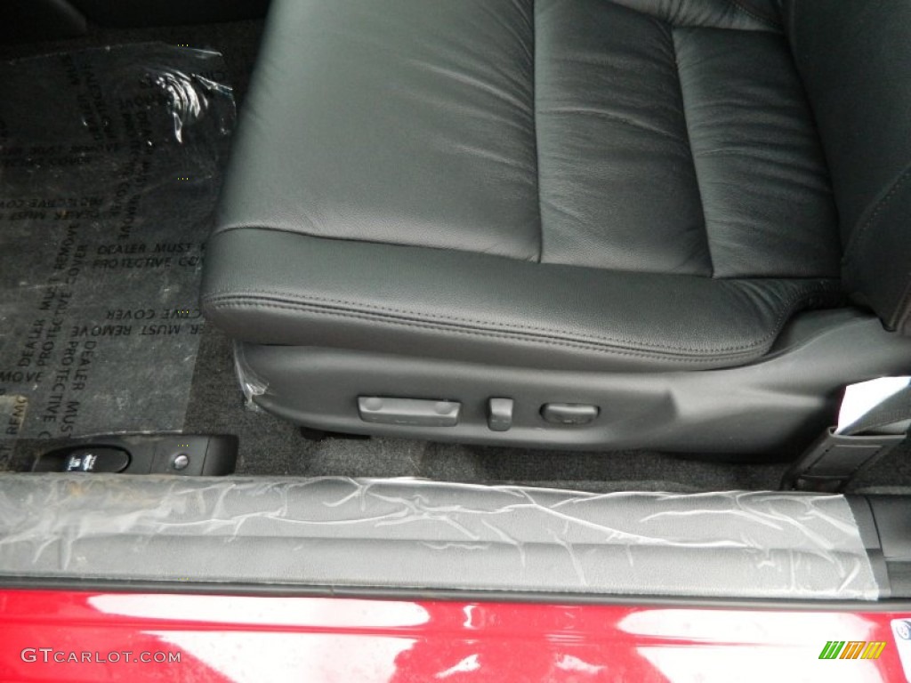2012 Accord EX-L V6 Coupe - San Marino Red / Black photo #12