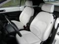 2007 Volkswagen New Beetle White Interior Front Seat Photo