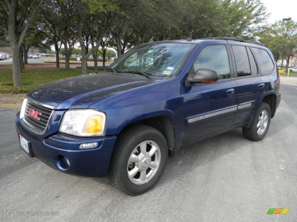 Indigo Blue Metallic 2004 GMC Envoy SLT Exterior Photo #60825065