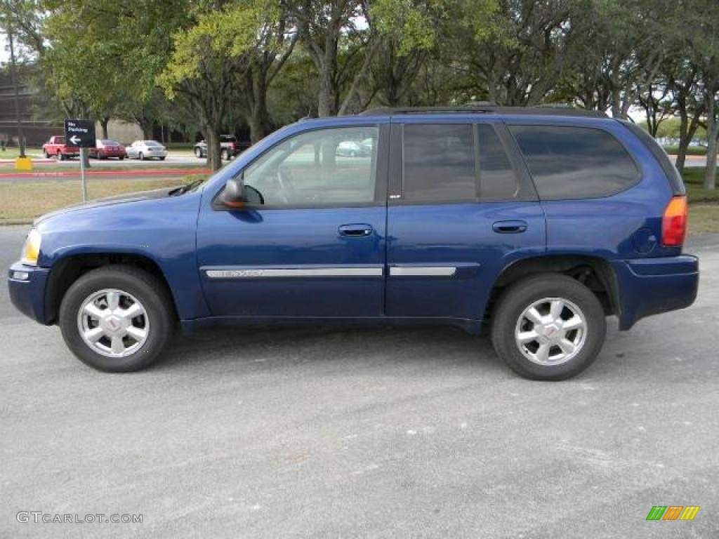 Indigo Blue Metallic 2004 GMC Envoy SLT Exterior Photo #60825068