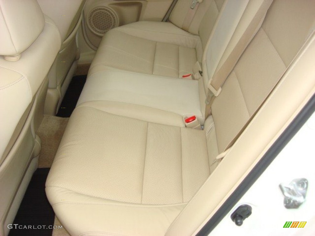 2010 TSX V6 Sedan - Premium White Pearl / Parchment photo #11