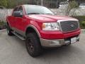 2005 Bright Red Ford F150 Lariat SuperCrew 4x4  photo #1