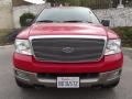 2005 Bright Red Ford F150 Lariat SuperCrew 4x4  photo #3