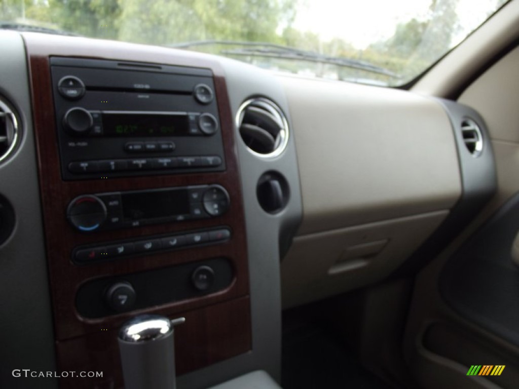 2005 F150 Lariat SuperCrew 4x4 - Bright Red / Tan photo #6
