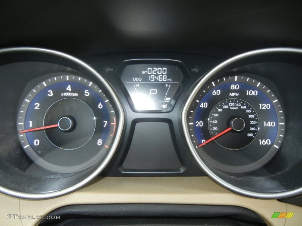 2011 Hyundai Elantra GLS Gauges Photo #60825754