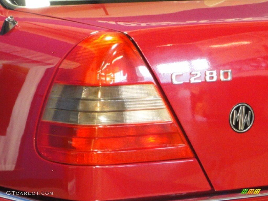 1994 C 280 Sedan - Imperial Red / Parchment photo #31