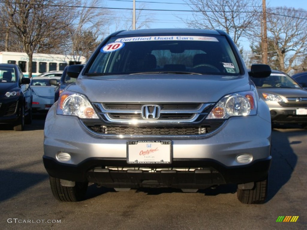 2010 CR-V EX AWD - Alabaster Silver Metallic / Black photo #6