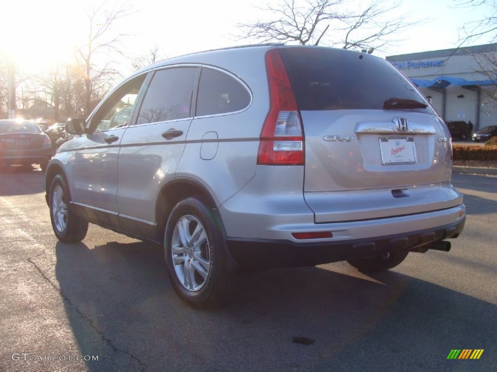 2010 CR-V EX AWD - Alabaster Silver Metallic / Black photo #11