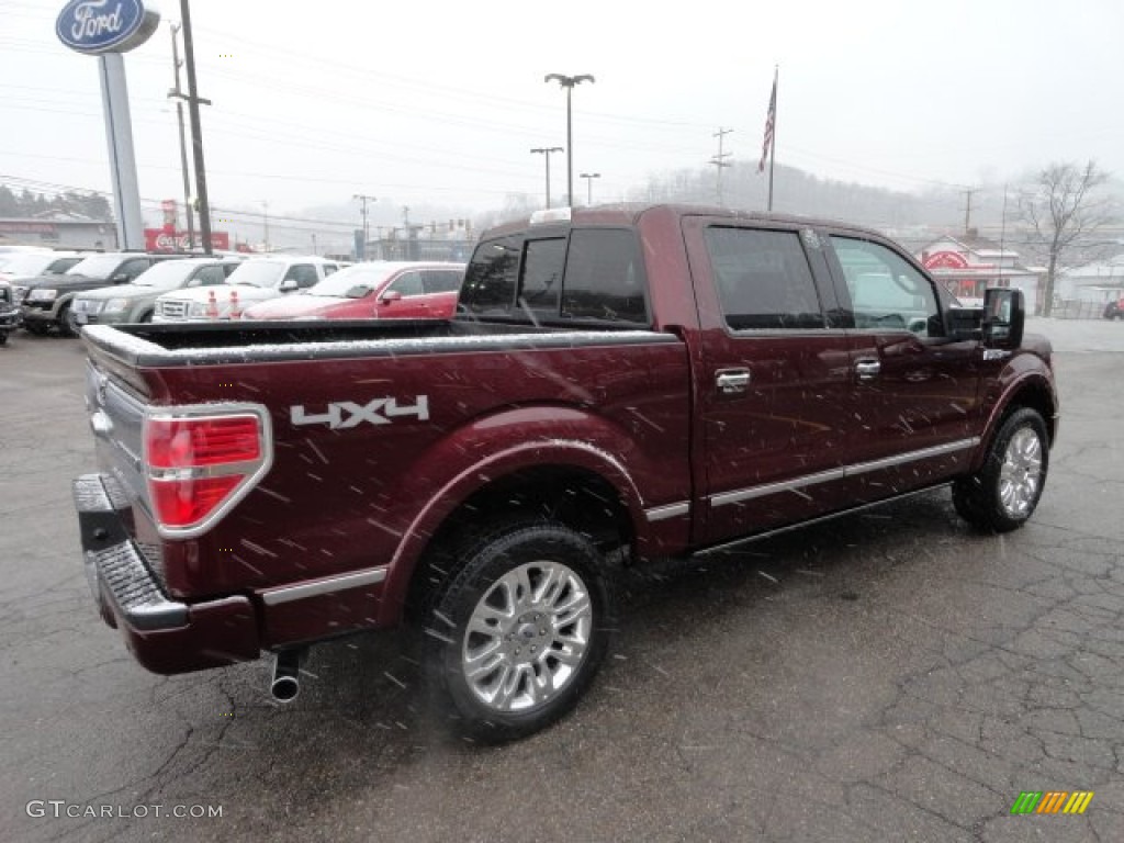 Royal Red Metallic 2009 Ford F150 Platinum SuperCrew 4x4 Exterior Photo #60827870