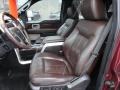 Sienna Brown Leather/Black Interior Photo for 2009 Ford F150 #60827904