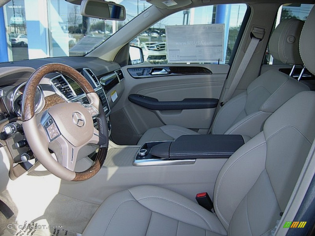 Almond Beige Interior 2012 Mercedes-Benz ML 350 4Matic Photo #60828749