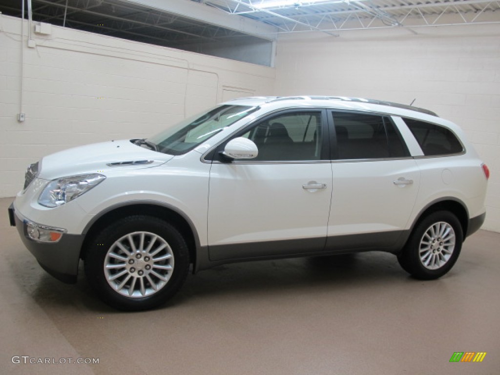 2011 Enclave CX - White Diamond Tricoat / Titanium/Dark Titanium photo #4