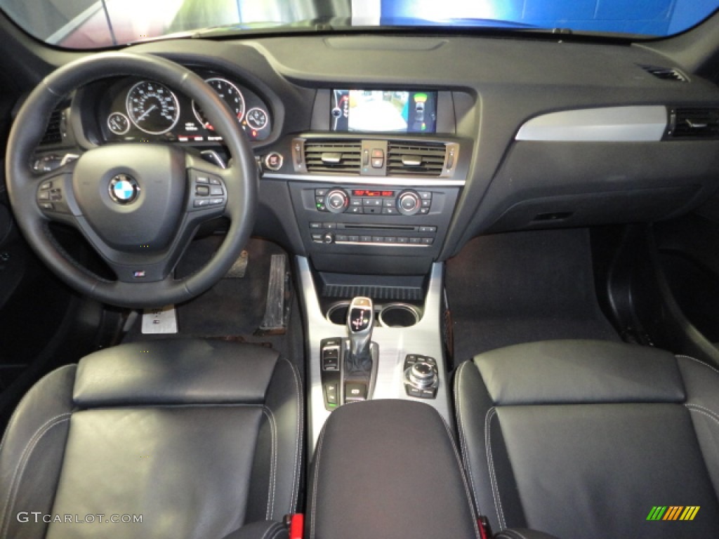 2011 BMW X3 xDrive 35i Black Nevada Leather Dashboard Photo #60829529