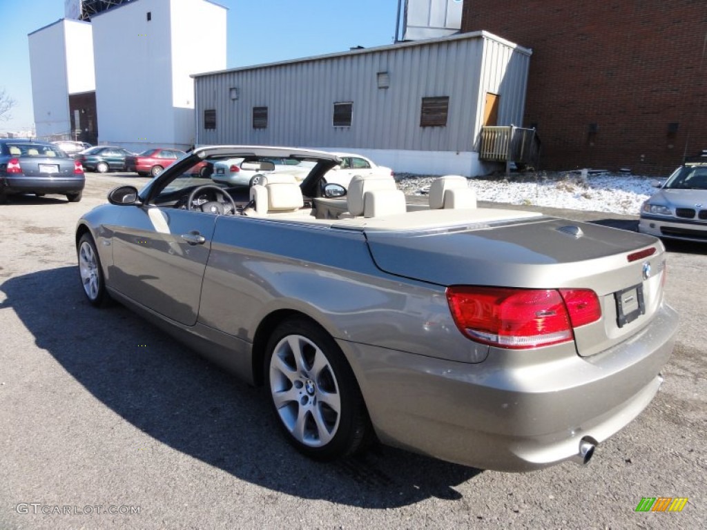 2009 3 Series 335i Convertible - Platinum Bronze Metallic / Cream Beige Dakota Leather photo #10