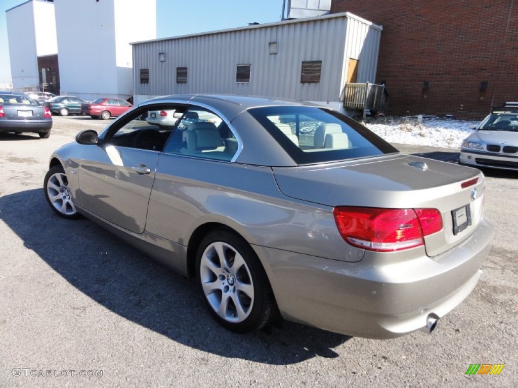 2009 3 Series 335i Convertible - Platinum Bronze Metallic / Cream Beige Dakota Leather photo #48