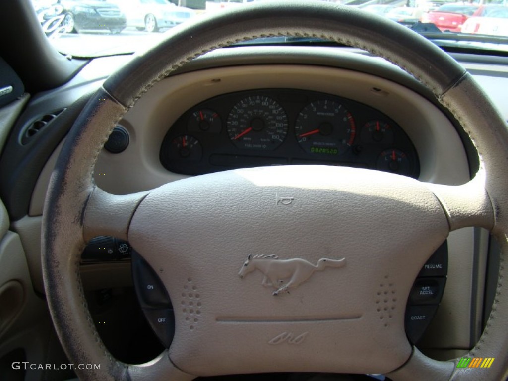 2003 Mustang GT Coupe - Black / Medium Parchment photo #17