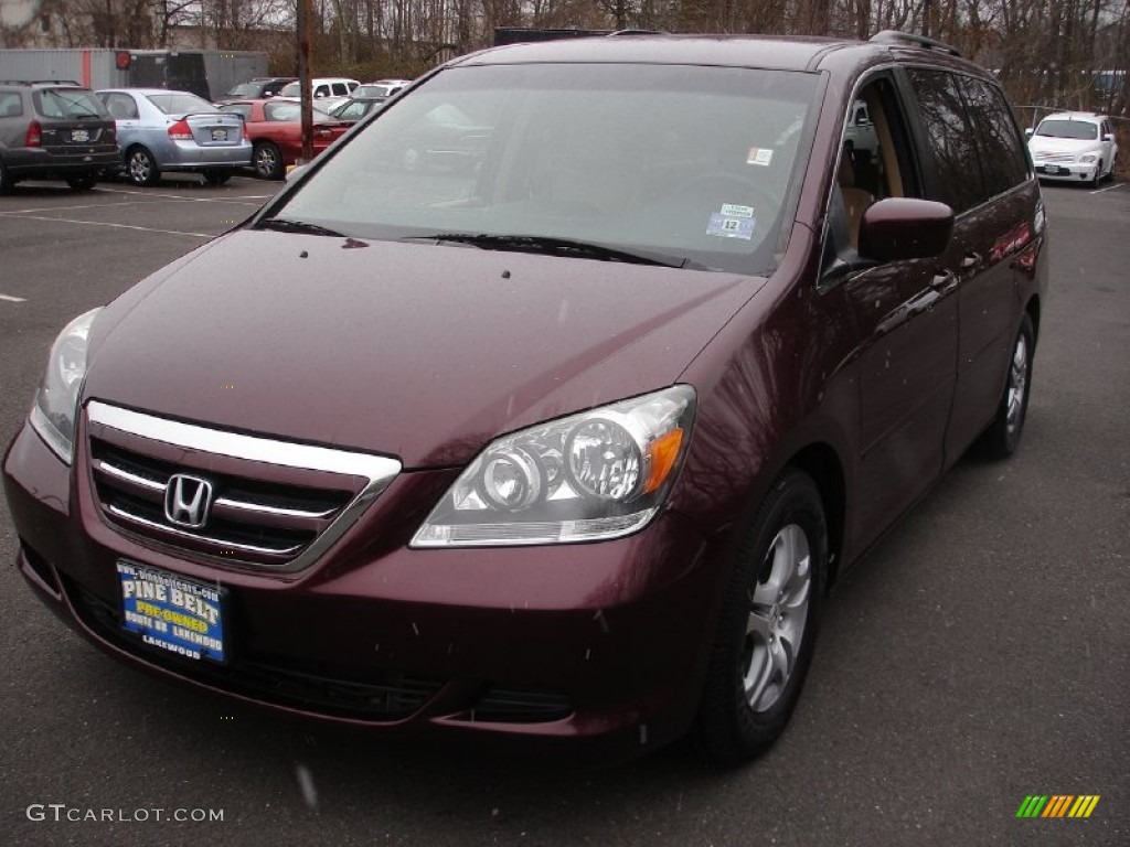 Dark Cherry Pearl Honda Odyssey